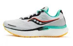 Saucony Cushioning Slip Resistant Abrasion Resistant Support Low top Casual Running Shoes Women's White Black Green