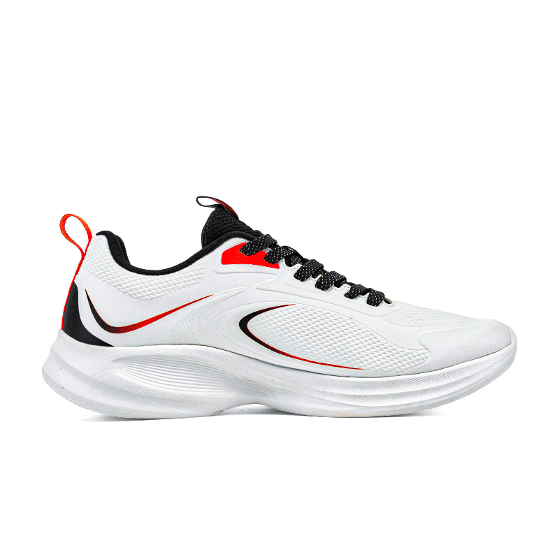 XTEP Cushioning Waterproof Low top Running Shoes Men’s White Orange
