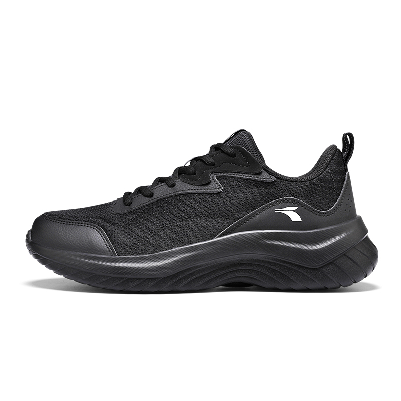 361° Abrasion Resistant Low top Running Shoes Men’s Obsidian Black