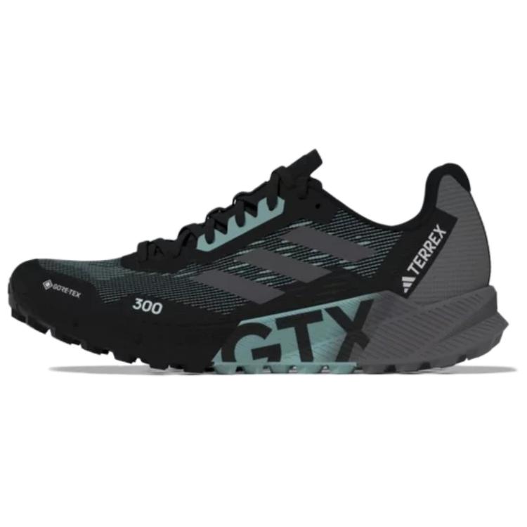 Adidas Terrex Agravic Flow 2 Slip Resistant Abrasion Resistant Low top Trail Running Shoes Women's Black