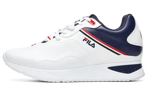 FILA Synthetic Leather, Textile, Mesh Height Increasing Abrasion Resistant Cushioning Low top Running Shoes Women's