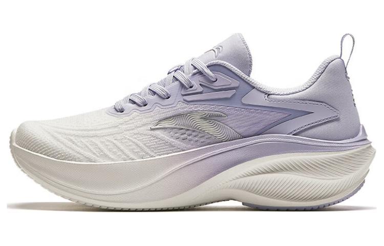 Anta Leaf Slip Resistant Abrasion Resistant Low top Casual Running Shoes Women’s White Purple