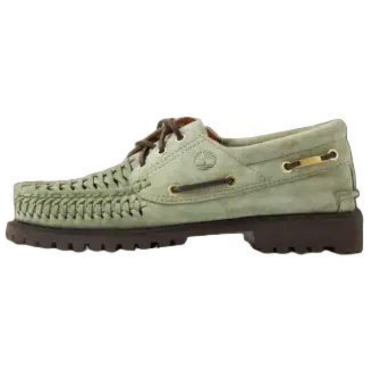 Мужские туфли Timberland AUTHENTICS 3 Eye Boat Shoe (зеленые)