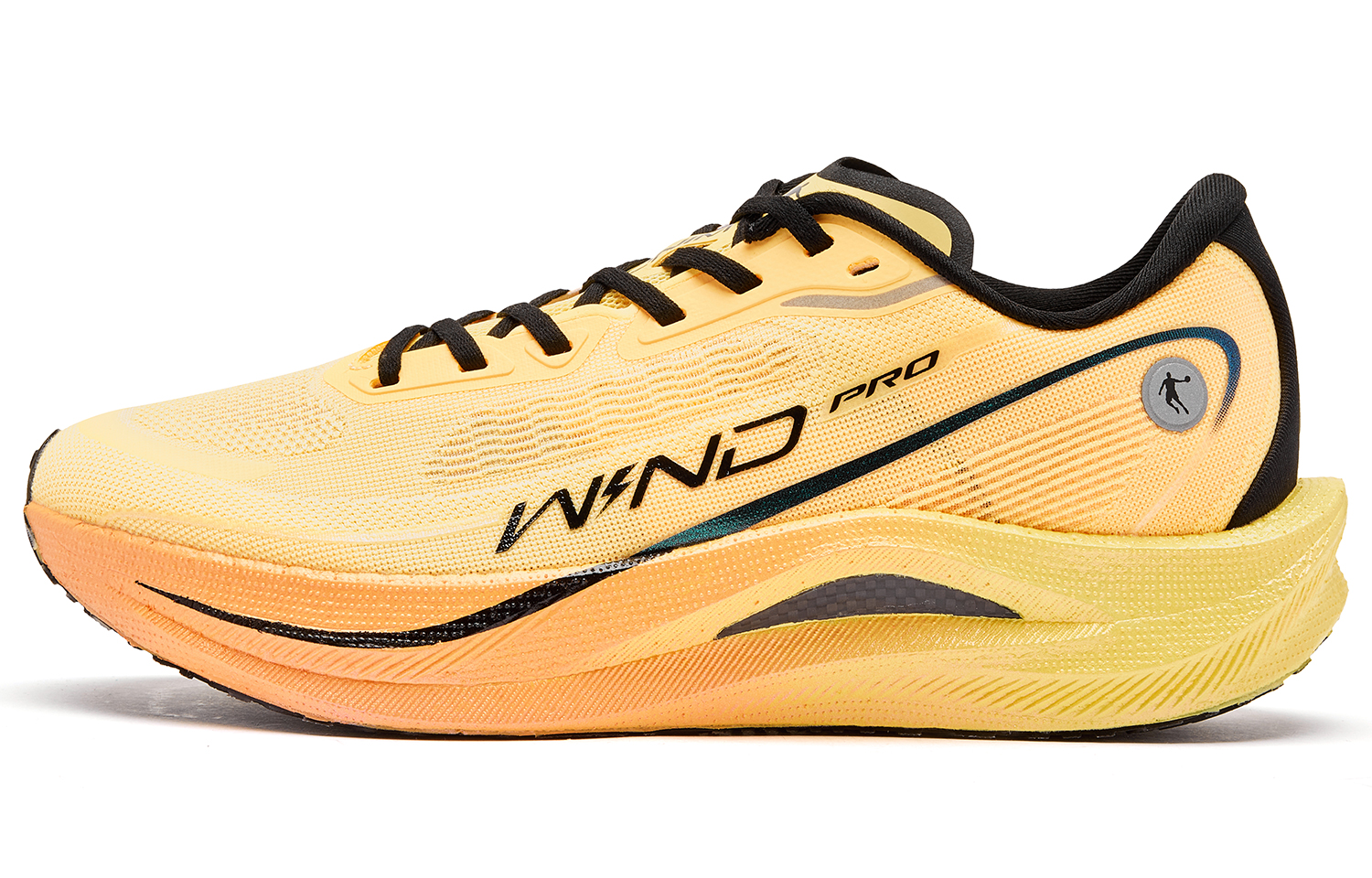 Jordan Strong Wind 2.0 PRO Good Dream Orange Full-length carbon plate shock-absorbing, non-slip and wear-resistant low-top TURBO, Q-ASU marathon training and racing running shoes, men's yellow