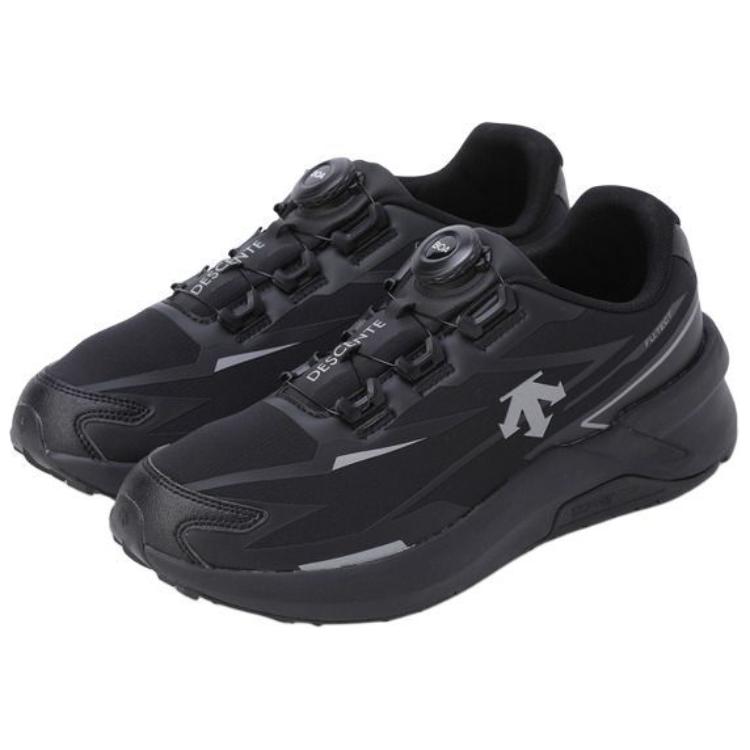 DESCENTE Futect Boa Soft And Comfortable Low top Running Shoes Unisex Black