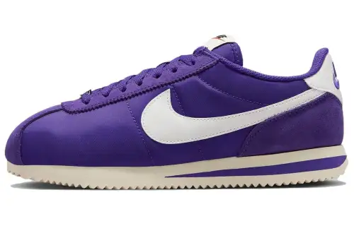 Nike Cortez Textile Field Purple Alabaster Safety Orange Summit White Women's