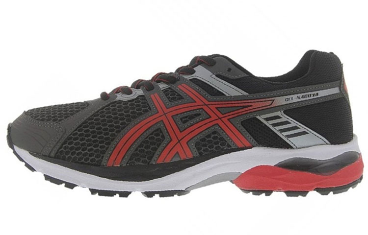 ASICS Gel Nagoya Running Shoes Women's Low Top Black/Red