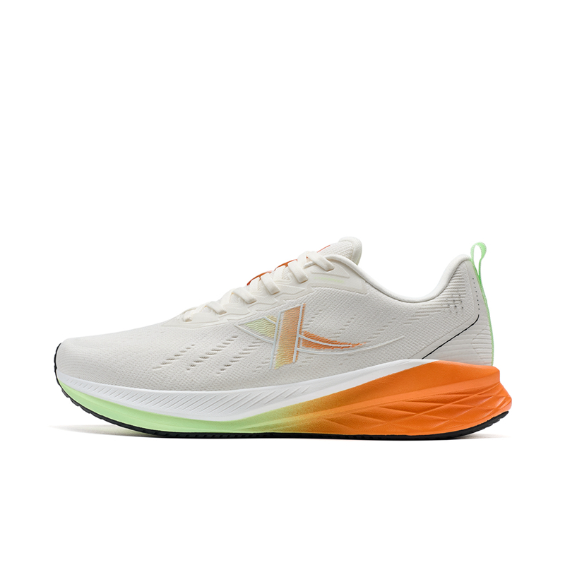 XTEP 5.0LITE Cushioning Rebound Low top Running Shoes Men’s White Orange