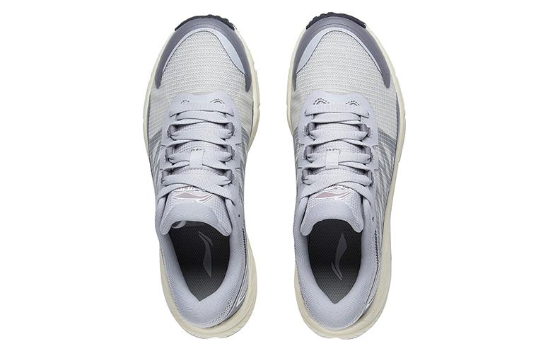 Li Ning Yijie Lite Abrasion Resistant Breathable Low top Running Shoes Women’s Gray