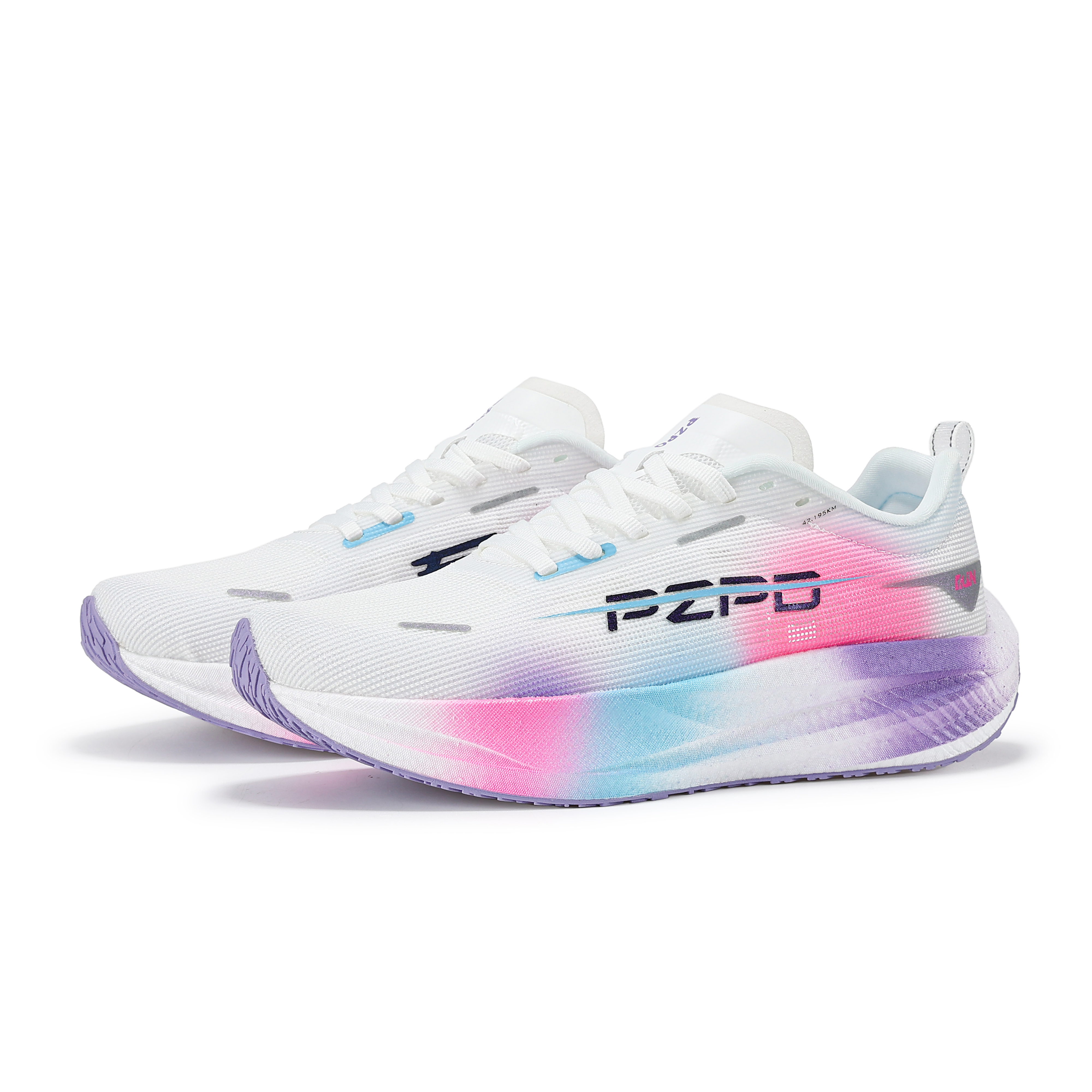 PZPO Low top Running Shoes Unisex White Pink Purple