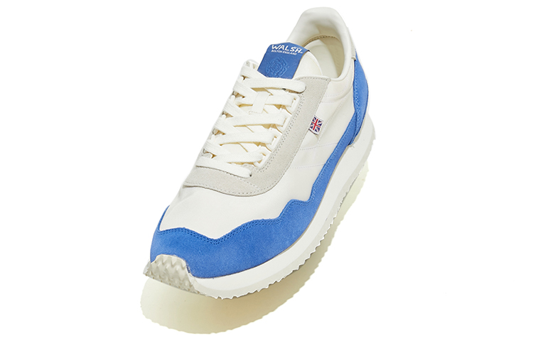 Norman Walsh Classic Cushioning Abrasion Resistant Lightweight Low top Running Shoes Unisex Beige Blue