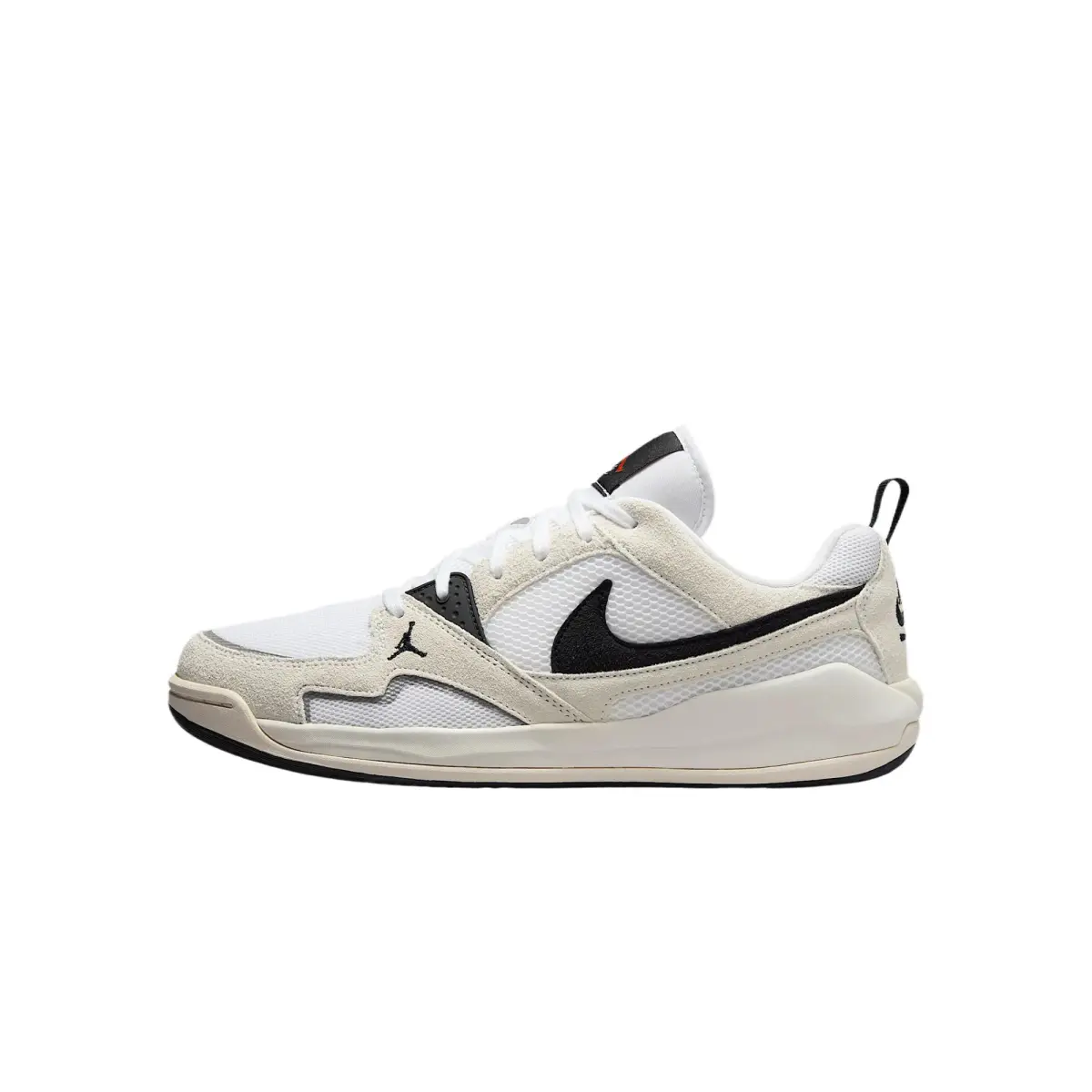 Jordan CMFT Era Abrasion Resistant Breathable Low top Vintage Basketball Shoes Men's White