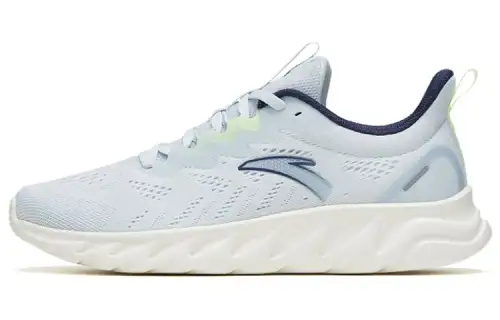 Anta Running Collection Comfortable Slip Resistant Abrasion Resistant Low top Running Shoes Men's Clear Blue White
