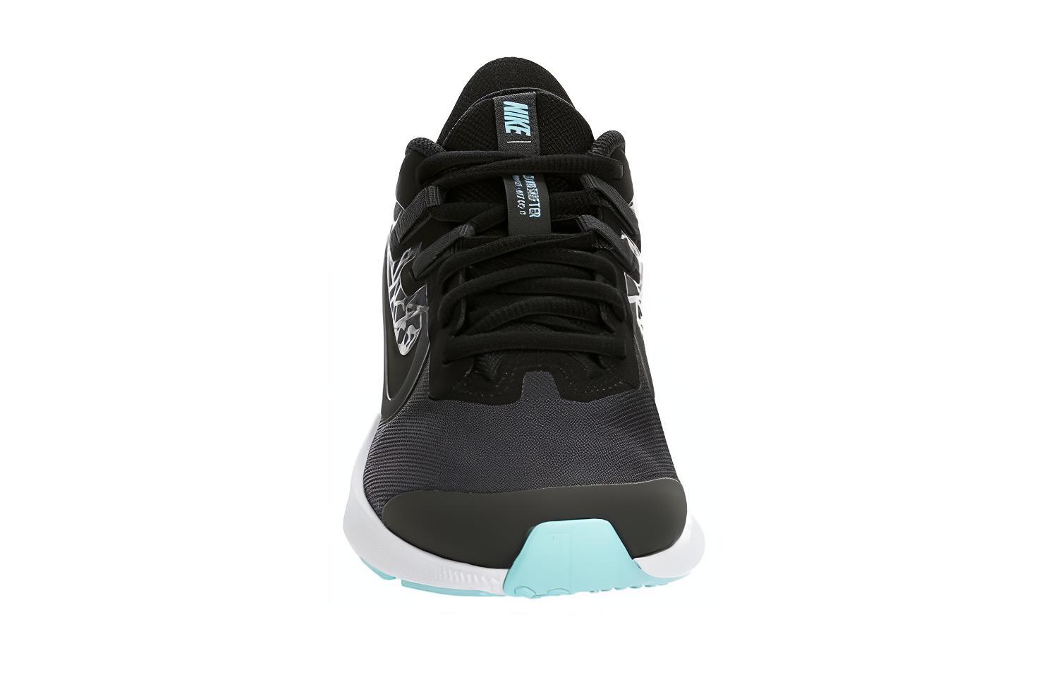 Женские кроссовки Nike Downshifter 9 (черно-белые) — фото 3