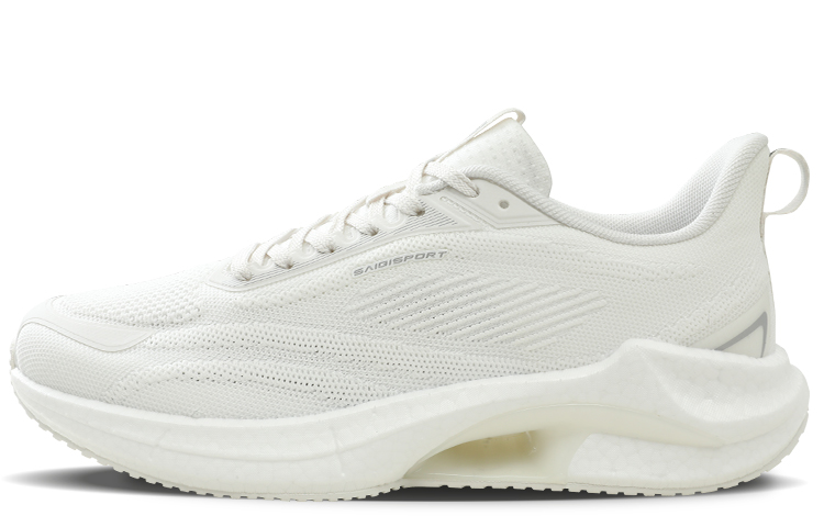 SAIQI Low top Supercritical Running Shoes Men’s Pearl White