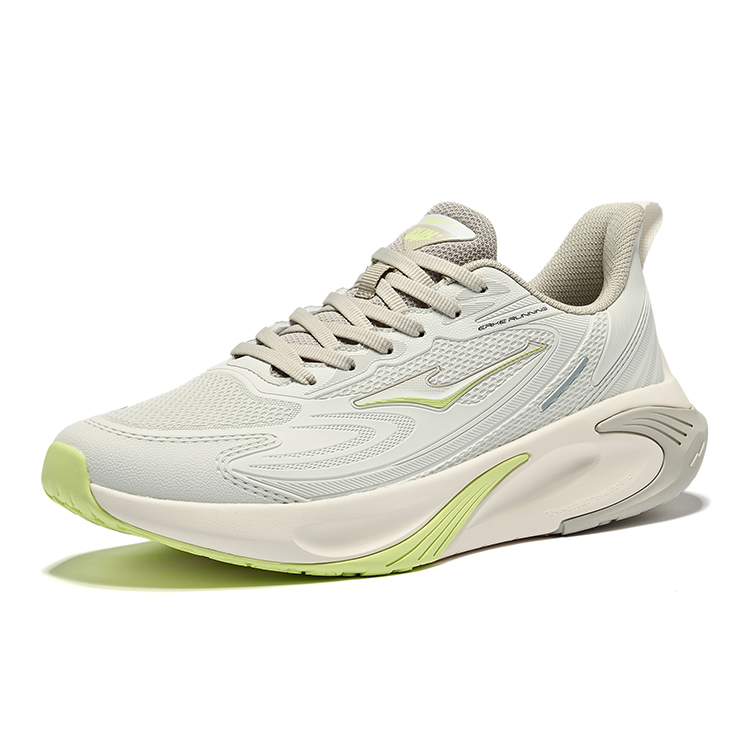 Erke Cushioning Abrasion Resistant Breathable Low top Casual Running Shoes Men’s Wild Gray