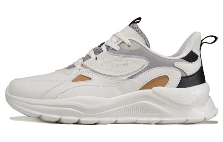 361° Slip Resistant Abrasion Resistant Cushioning Lightweight Low top Running Shoes Men’s White Gray