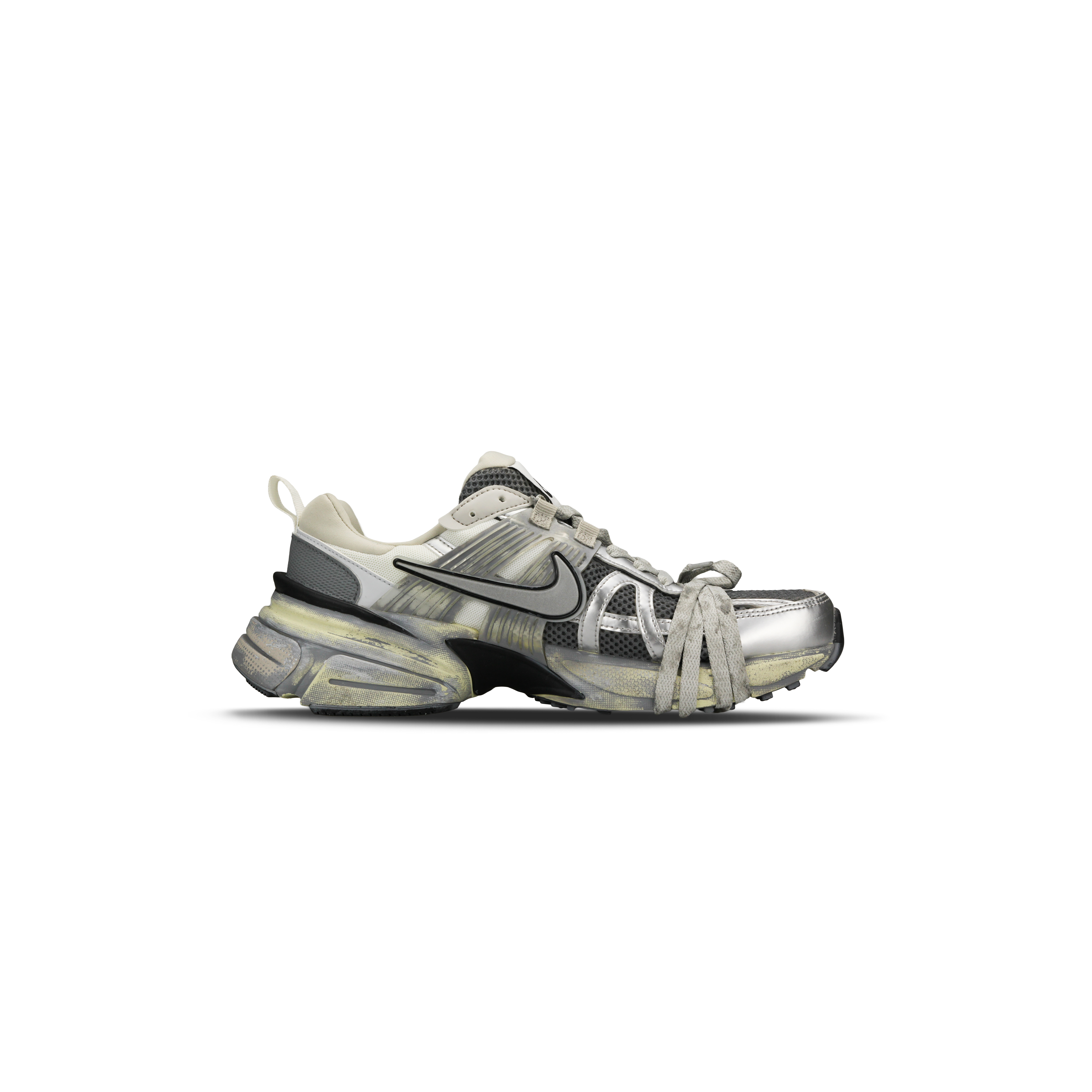 Nike V2K Run Low top Running Shoes Women’s Silver Gray