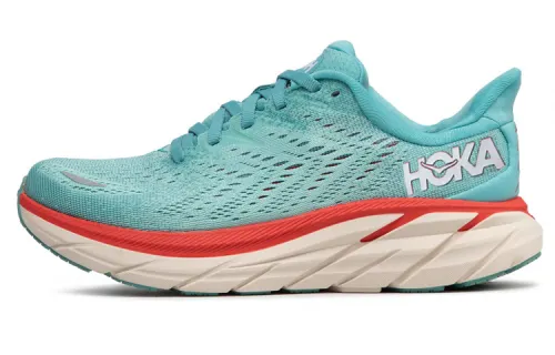 HOKA ONE ONE Clifton 8 Running Shoes Women's Low Top Lake Blue
