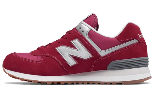 New Balance NB 574 Lace Up Low top Running Shoes Men's Fuchsia