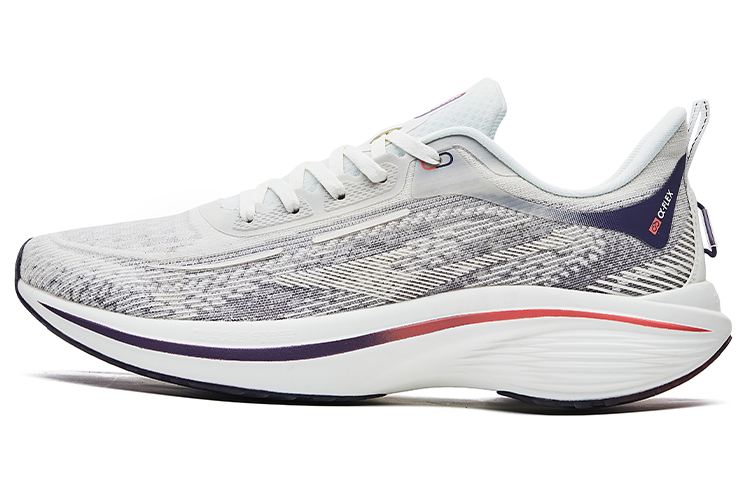 Erke Strange Bullet 3.0 Cushioning Abrasion Resistant Breathable Low top Running Shoes Men’s White