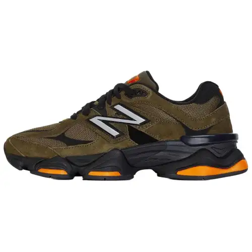 New Balance NB 9060 Soft And Comfortable Low top Running Shoes Unisex Army Green