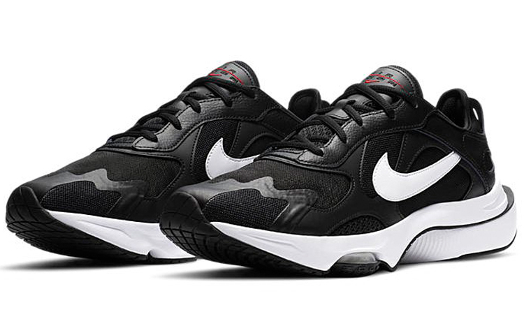 Мужские кроссовки Nike Air Zoom Division (черно-белые) — фото 3