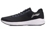 Li Ning Textile, TPU Breathable, Lightweight, And Abrasion Resistant Low top Running Shoes Unisex Black