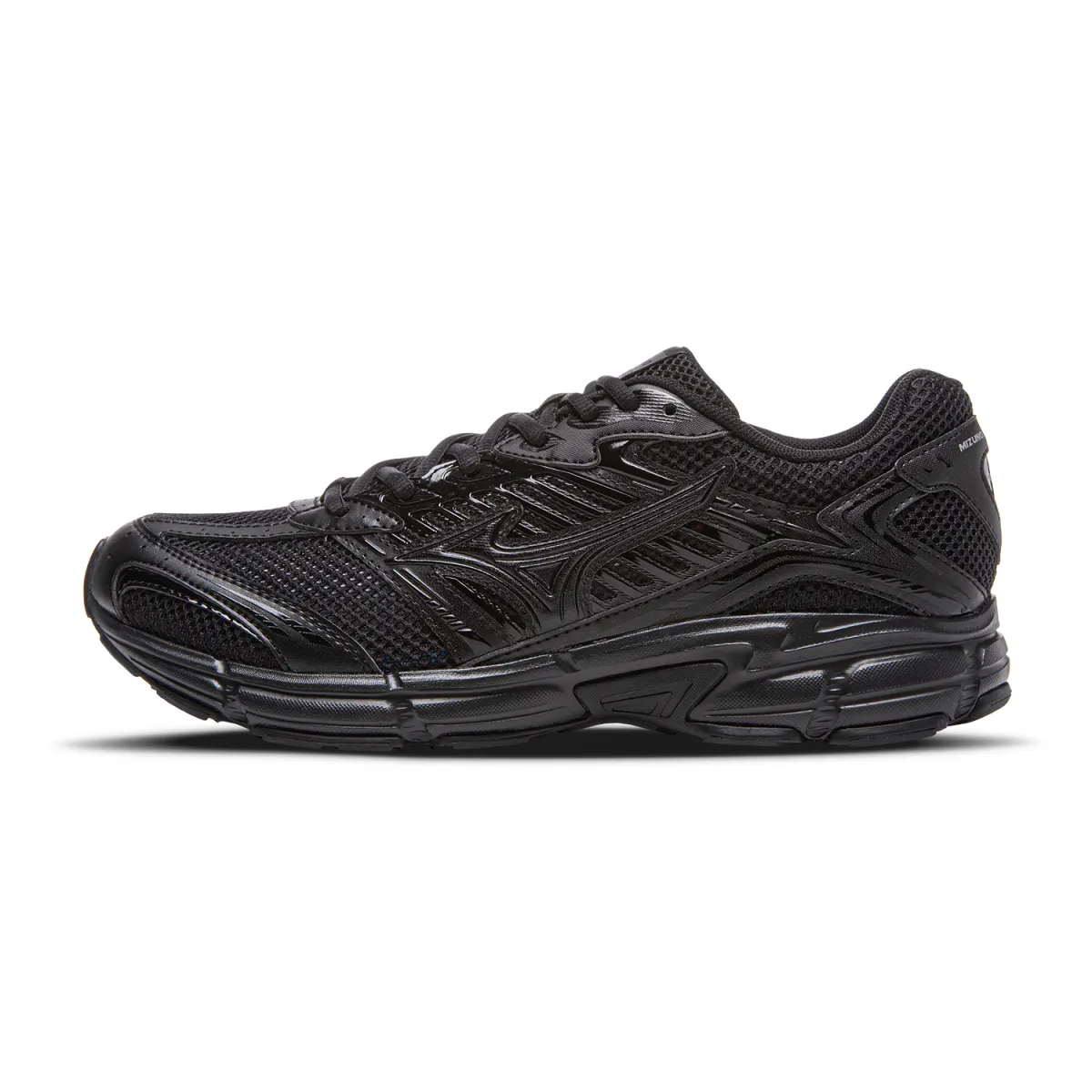 Mizuno Speed Textile, Synthetic Leather Breathable Cushioning Low top City Commuting Running Shoes Unisex Black