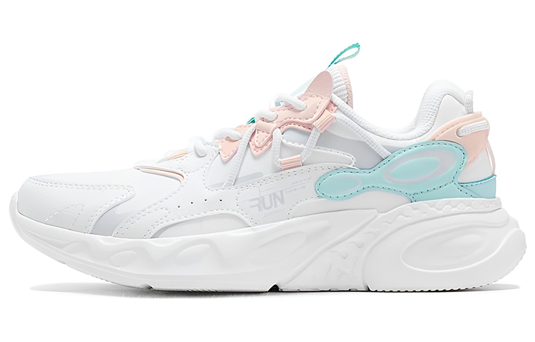 361° Dragon Eyes Lightweight Low top Running Shoes Women’s White Cyan