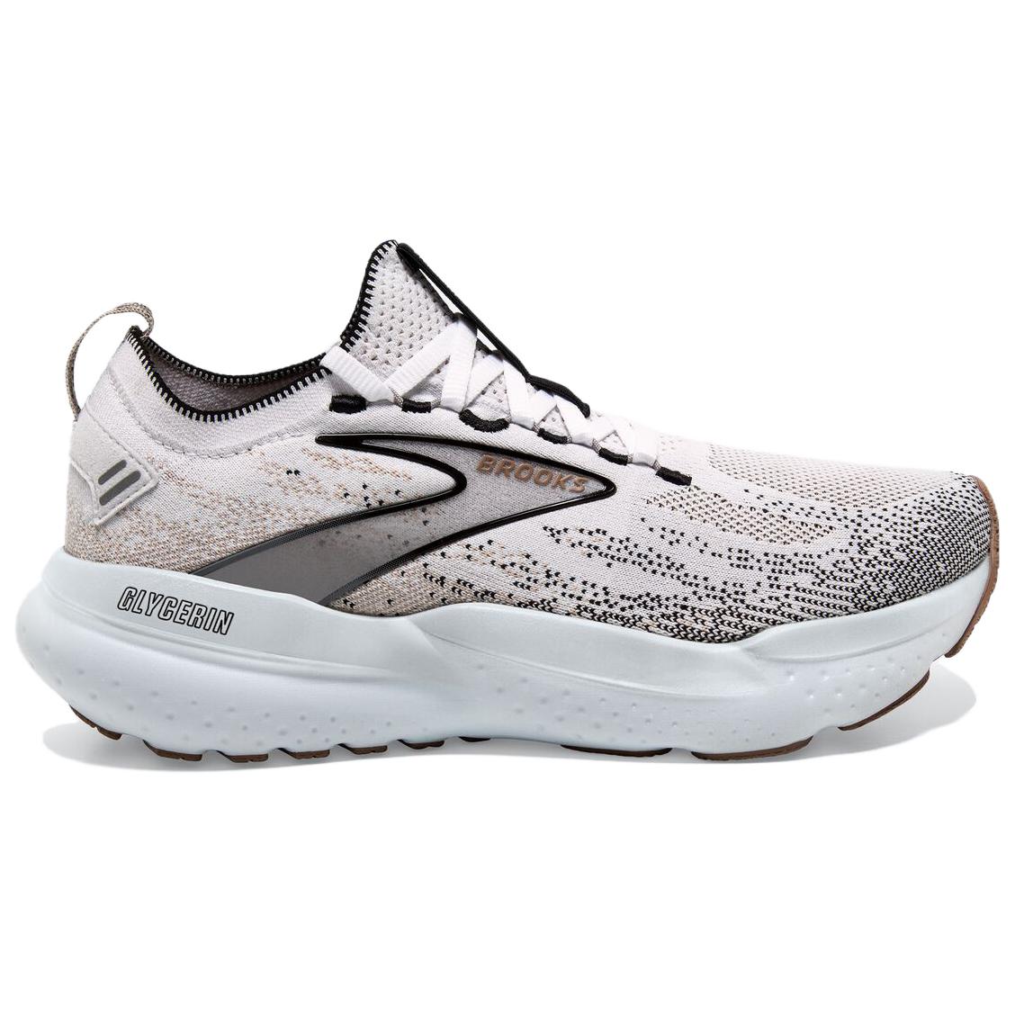 Brooks Glycerin StealthFit 21 White Grey Black Women’s