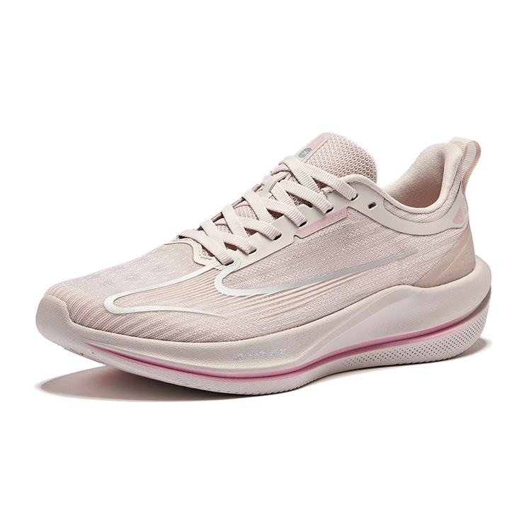 Erke Floating Boat 6MAX Running Shoes Women’s Low Top Painted Gray Bright Silver