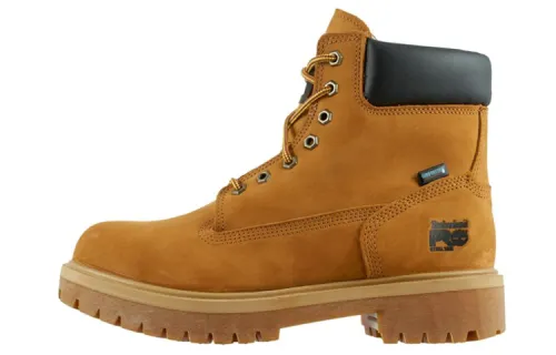Timberland Waterproof Abrasion Resistant Cushioning Comfortable Short Outdoor Boots Men's Wheat