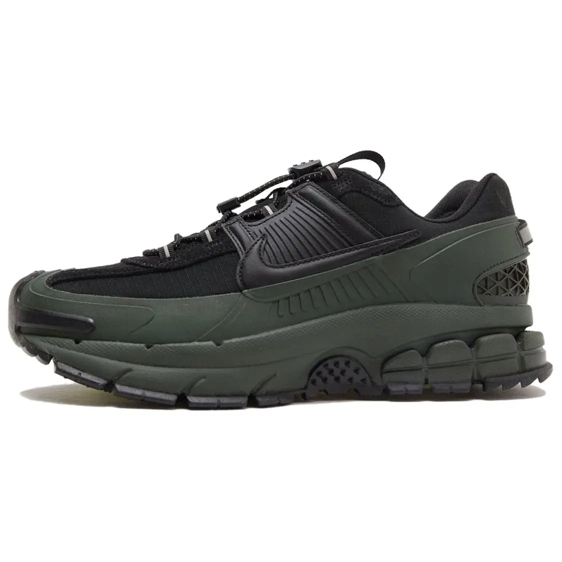 Nike ZOOM VOMERO ROAM Synthetic Leather, Leather Casual Running Shoes Men's Black Green