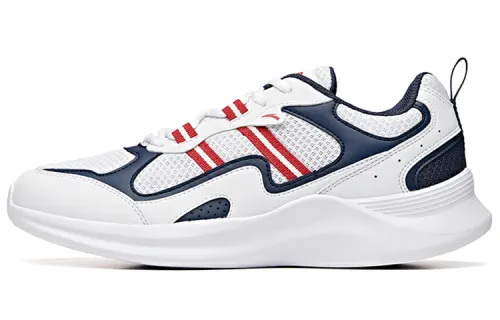 Anta Comfortable Textile, Synthetic Leather Cushioning Abrasion Resistant Breathable Lightweight Low top Running Shoes