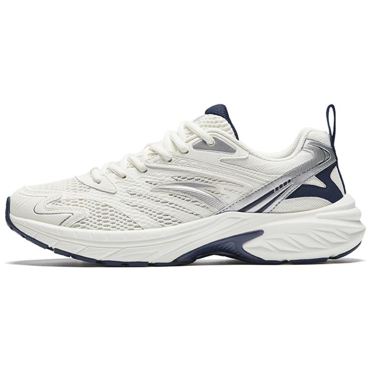 Anta Cushioning Slip Resistant Low top Running Shoes Men’s White Blue