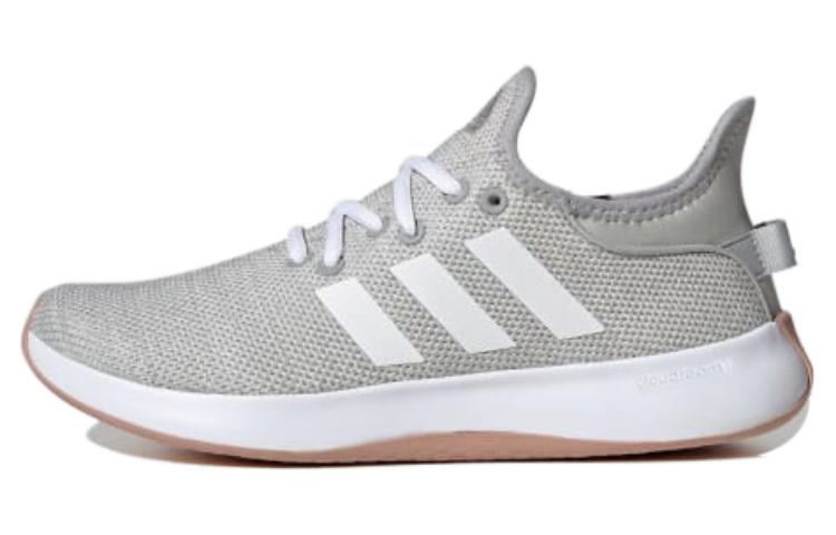 Adidas Cloudfoam Pure Grey Cloud White Silver Metallic Women's