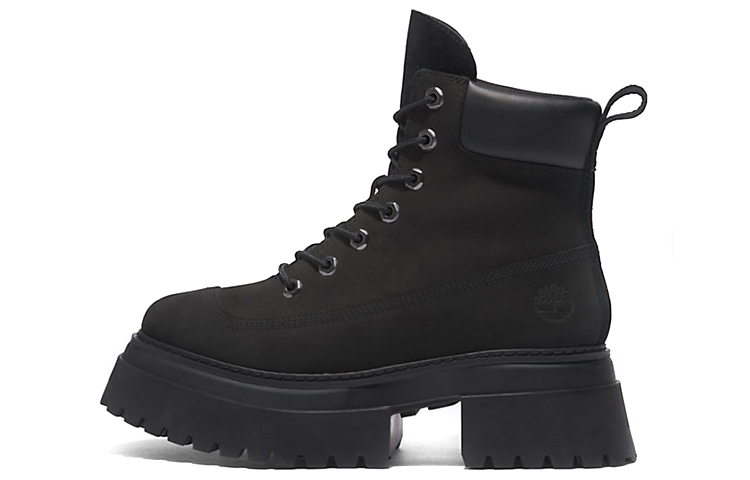 Женские ботинки Timberland Sky 6 Inch Lace-Up (черные)