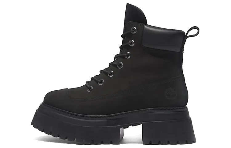 Timberland Sky 6 Inch Lace Up Boots 'Black Nubuck' Women's