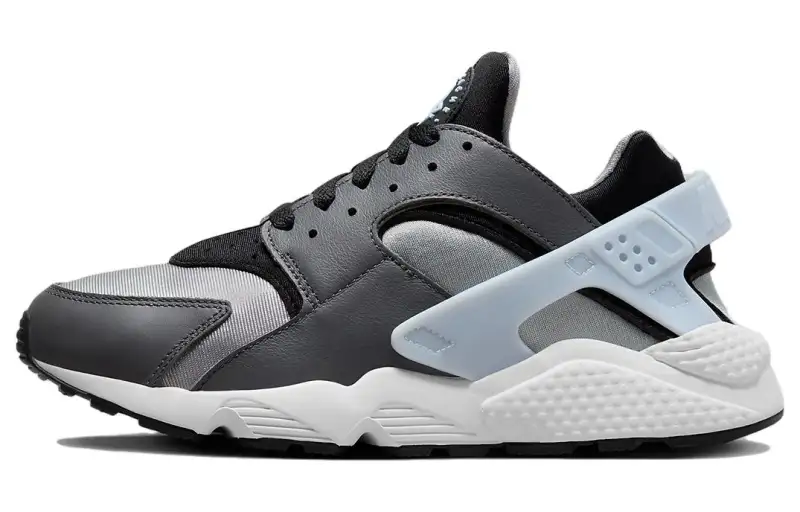 Nike Air Huarache Swoosh! Black Light Smoke Grey