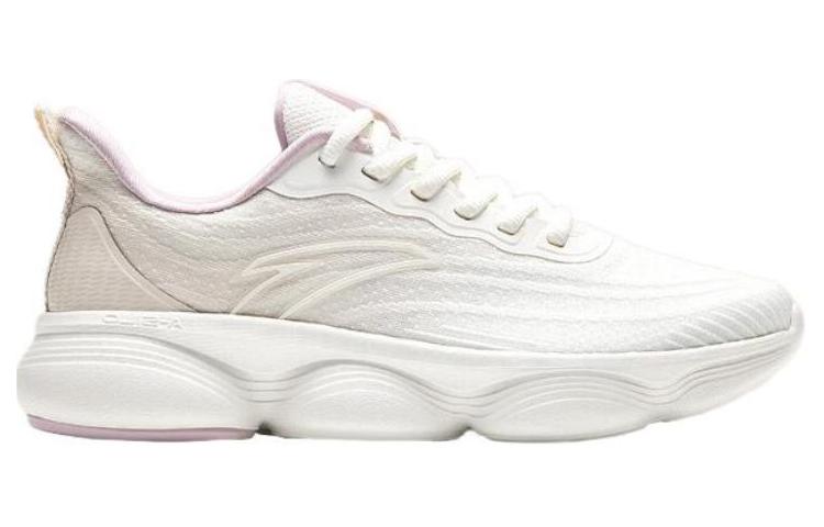 Anta Soft Column Slip Resistant Abrasion Resistant Low top Running Shoes Women’s White Gray