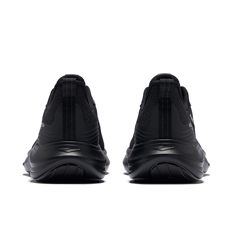 Erke Yun Yi Cushioning Breathable Rebound Low top Casual Running Shoes Men’s Jet Black