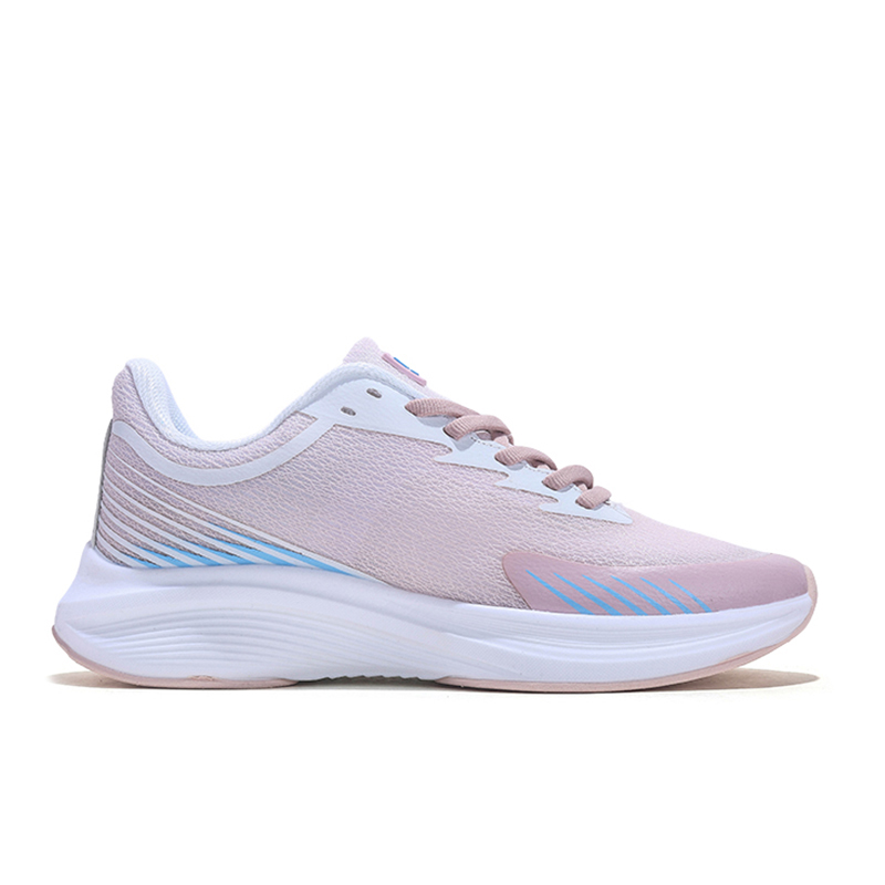 KVIV Slip Resistant Abrasion Resistant Low top Sprint Running Shoes Unisex Pink