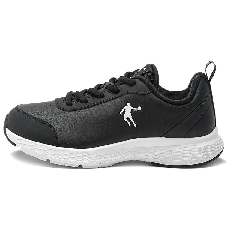 QIAODAN Slip Resistant Abrasion Resistant Low top Casual Running Shoes Women’s Black White