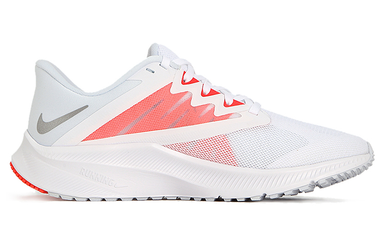 Женские кроссовки Nike Quest 3 (бело-красные) — фото 2