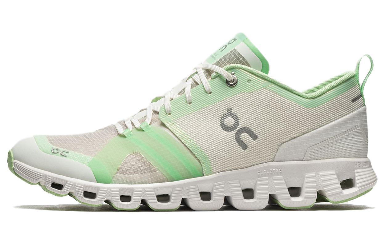 On Cloud X Shift Abrasion Resistant Low top Running Shoes Women’s Beige Green