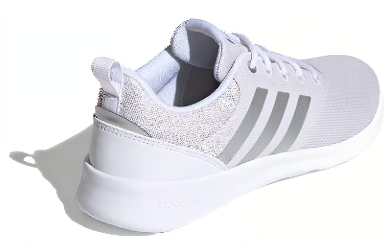 Женские кроссовки adidas neo Qt Racer 2.0 (серебристо-серые) — Серый / серебристый — фото 4