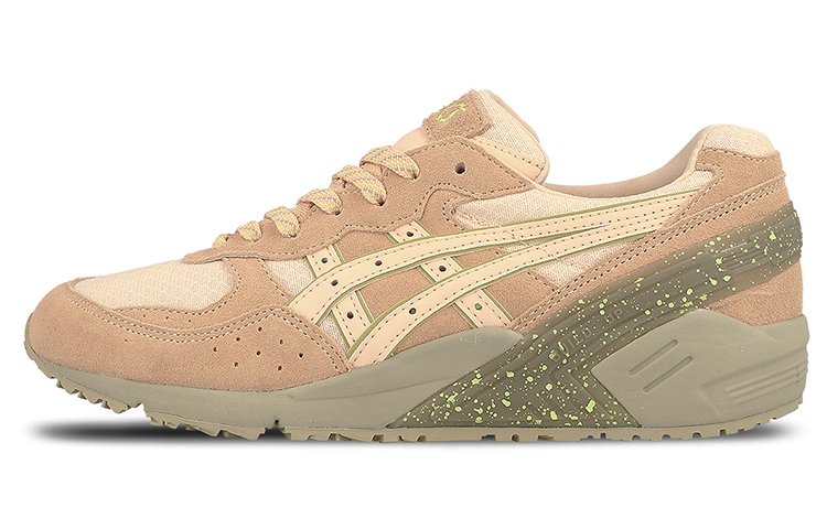 Asics Gel Sight Cushioning Abrasion Resistant Breathable Low top Running Shoes Women's Pink Green Patchwork