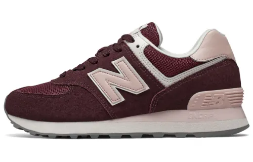 New Balance NB 574 Cushioning Low top Running Shoes Women's Burgundy B Width
