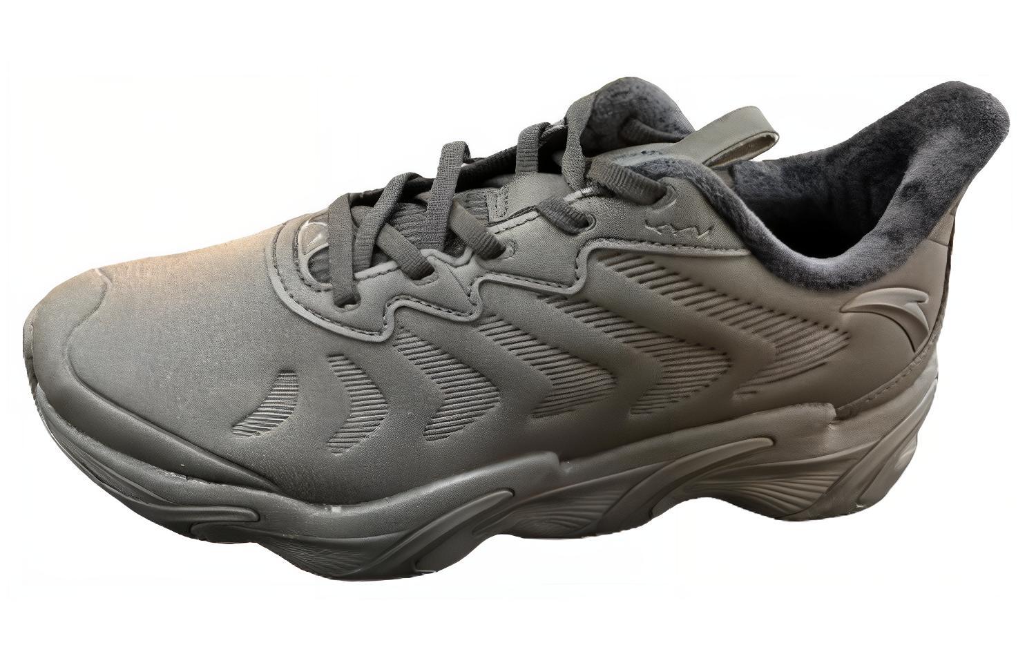 Anta Comfortable Cushioning, Wear Resistant Low top Running Shoes Men’s Gray
